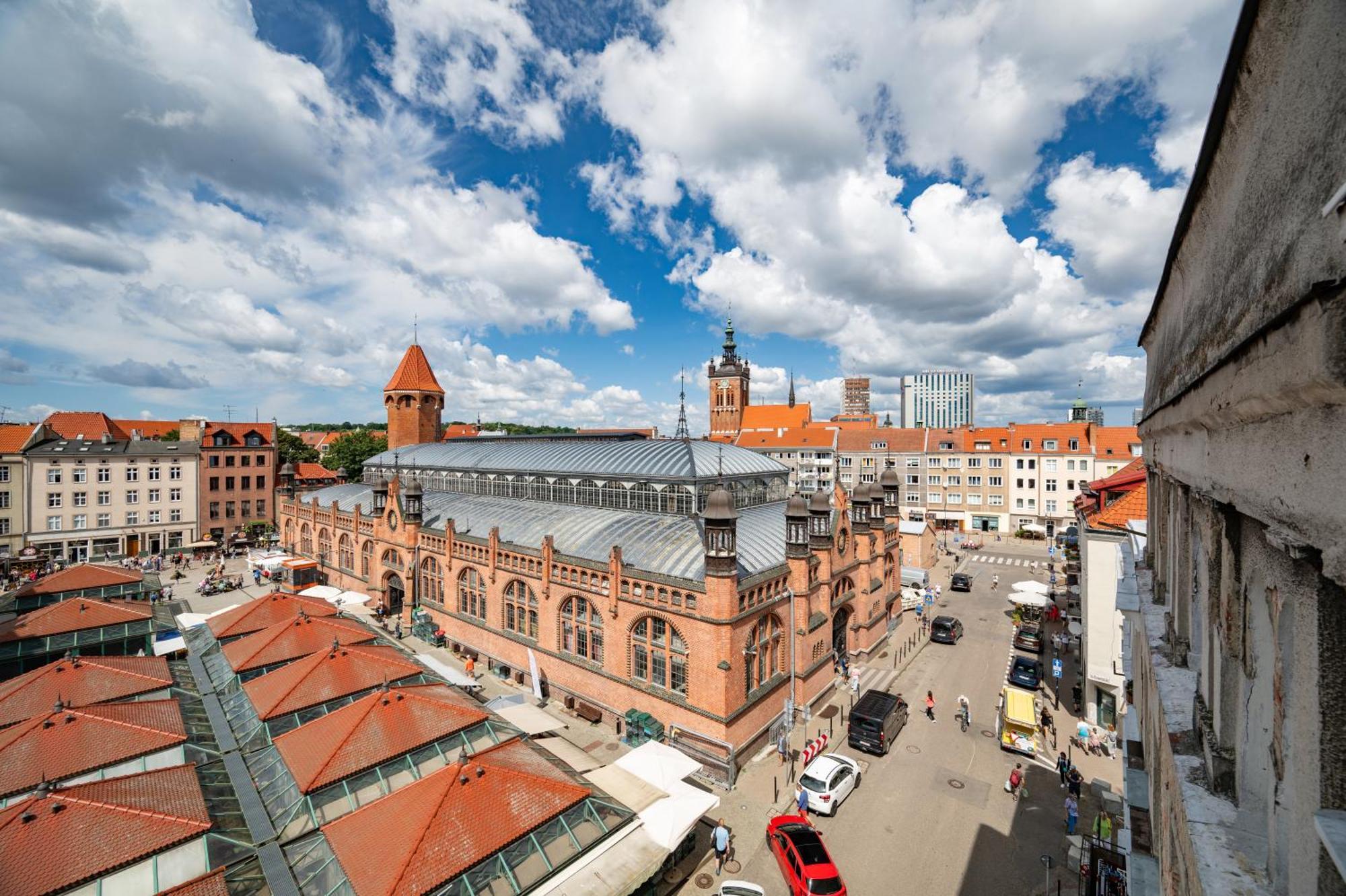 Stunning Apartment With Balcony Gdańsk Exteriör bild